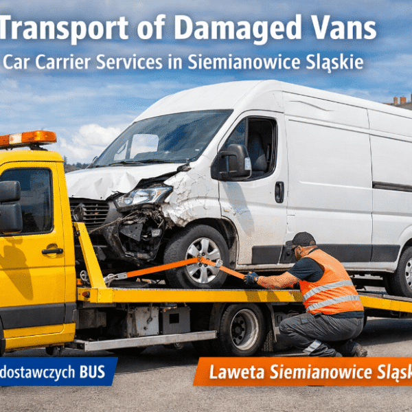Transport of Damaged Vans – Car Carrier Services in Siemianowice Śląskie